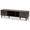 Baxton Studio Moina Two-Tone Walnut Brown and Grey Finished Wood TV Stand 169-10819 - alternate 8